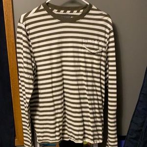Large Guess long sleeve striped shirt